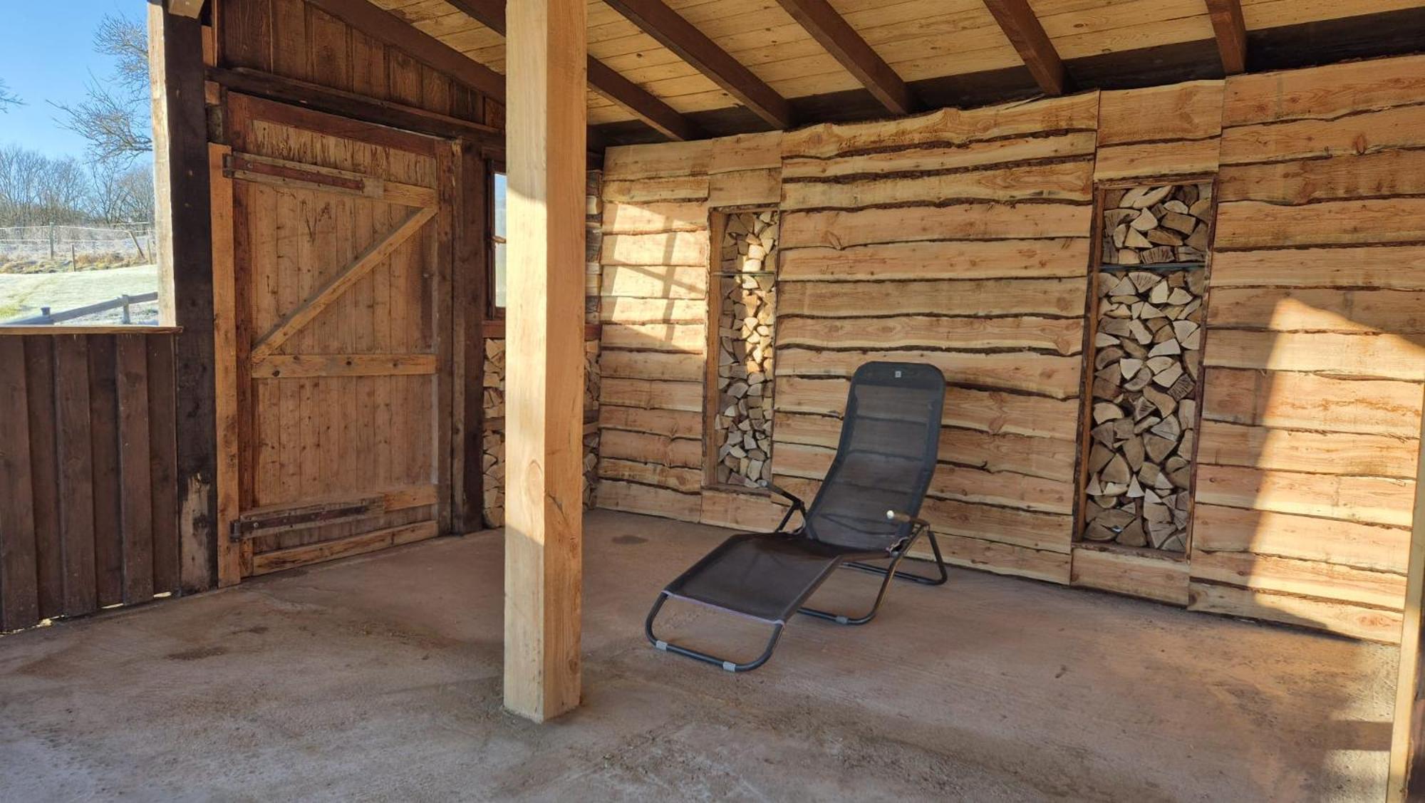 Ferienhaus Hescheld With Private Jacuzzi Hellenthal Exterior photo